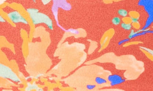 L*space Lspace Winnie Longline Bikini Top In First Bloom