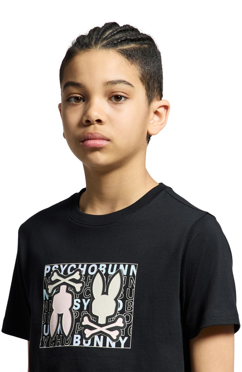 Psycho Bunny Kids' Gold Coast Graphic T-Shirt, Alternate, color,