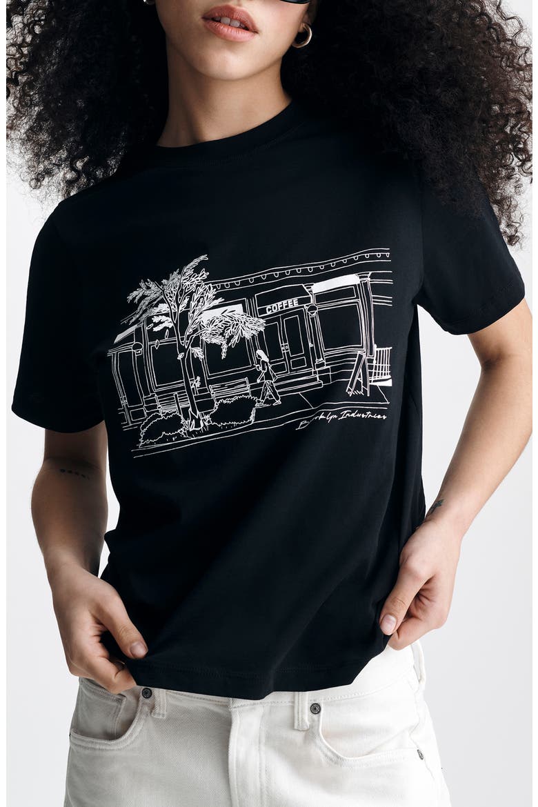 Graphic T-Shirt, Main, color, BLACK