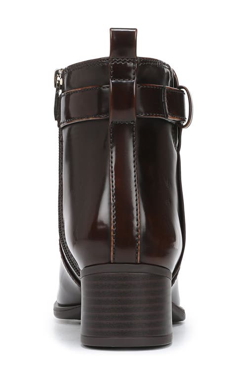 Naturalizer Kona Block Heel Bootie In Brown