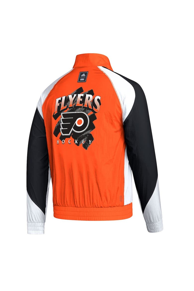 Men's adidas Orange Philadelphia Flyers Reverse Retro 2.0 Full-Snap Jacket, Alternate, color, Orange
