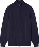 Robert Talbott Graham Cashmere Blend Full Zip Sweater