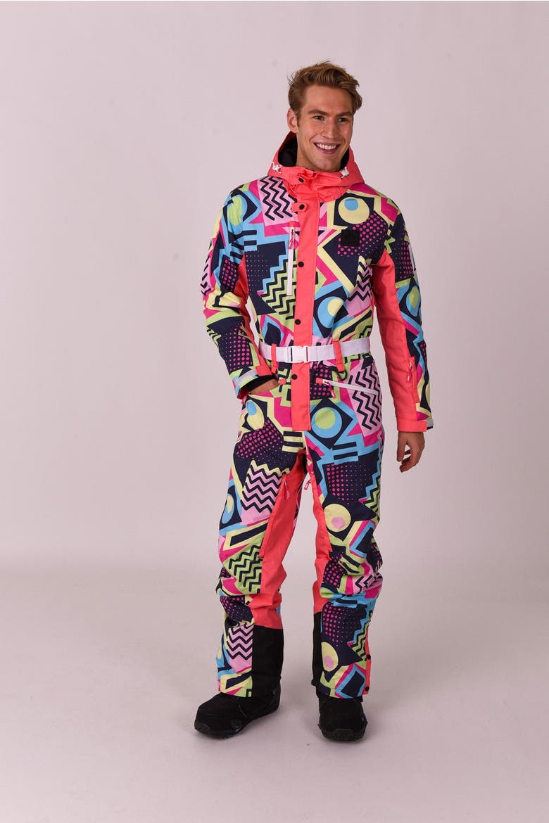 Saved by The Bell Men's Ski Suit, Alternate, color, multi-colour