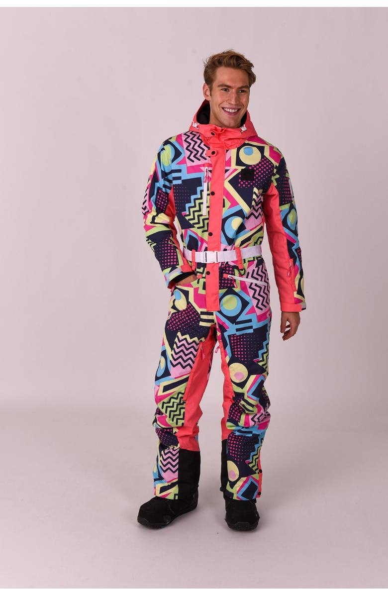 OOSC Saved by The Bell Men's Ski Suit, Alternate, color, Multi-Colour