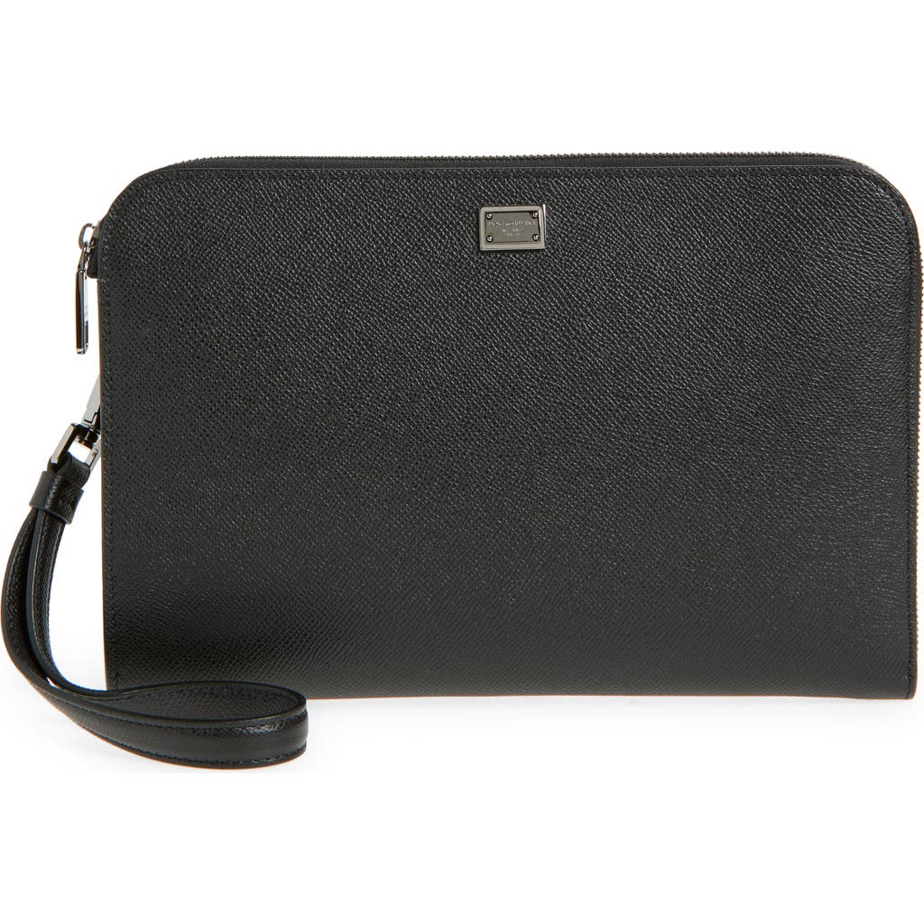 Dolce & Gabbana Dolce&gabbana Alpina Leather Clutch