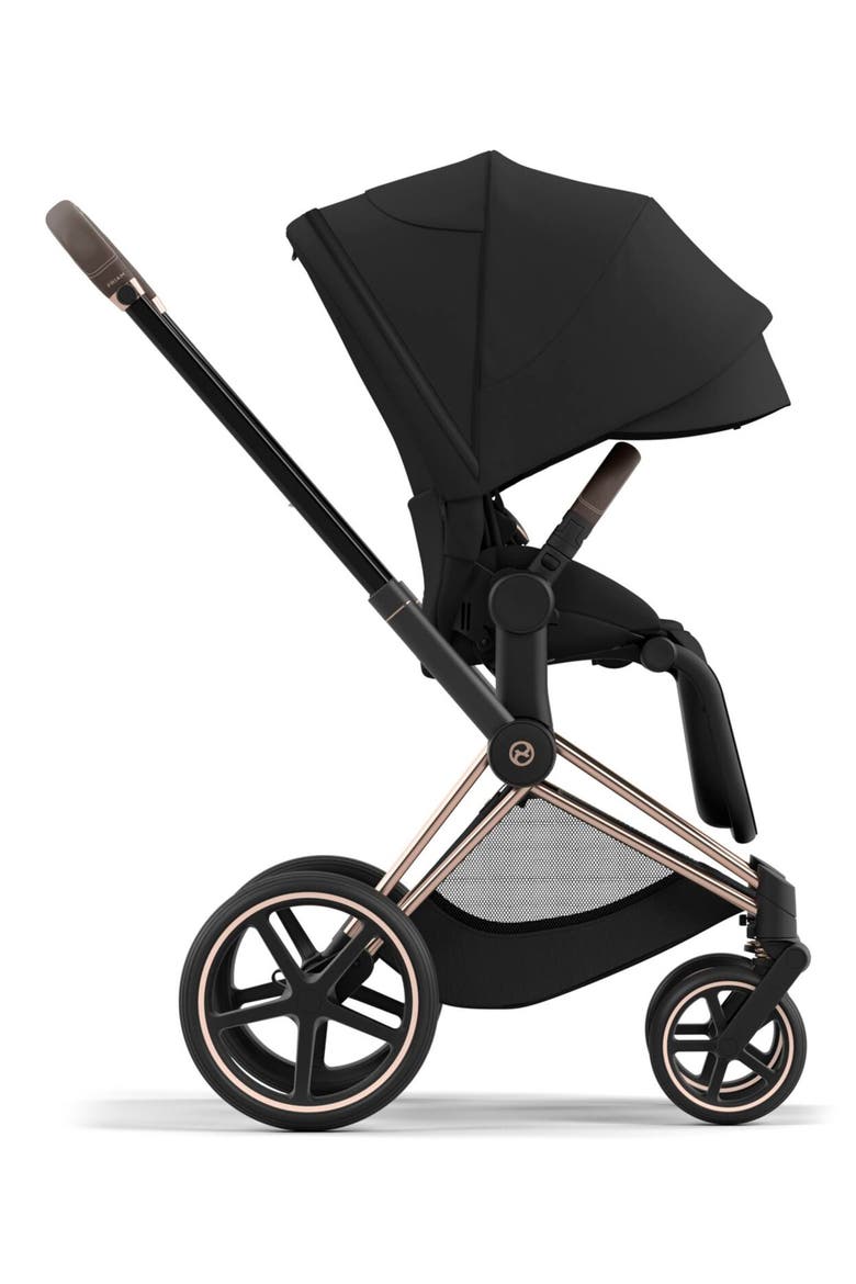PRIAM 4 Compact Stroller, Alternate, color, SEPIA BLACK