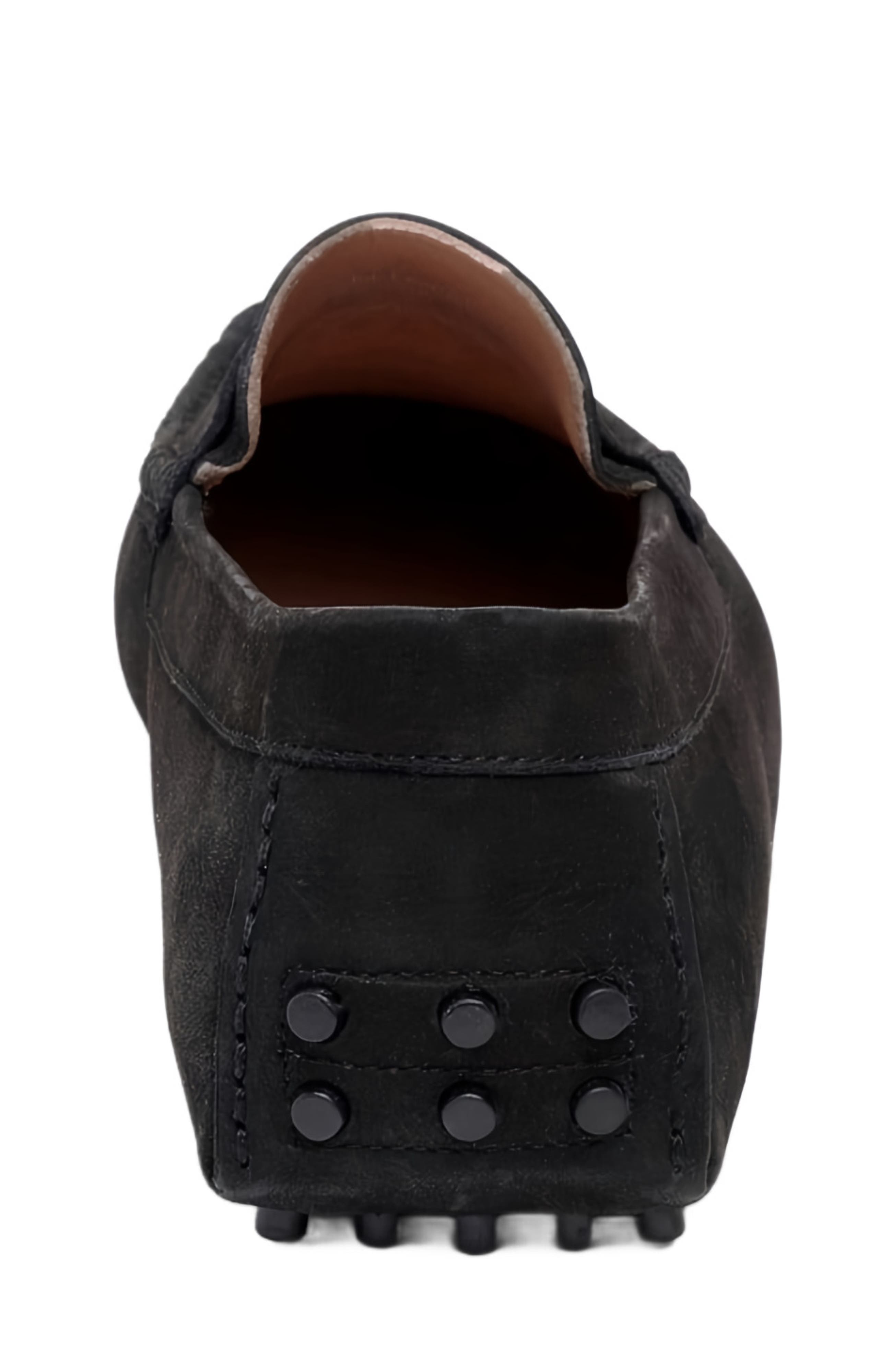 CARLOS SANTANA Ritchie Penny Loafer, Alternate, color, Black Nubuck