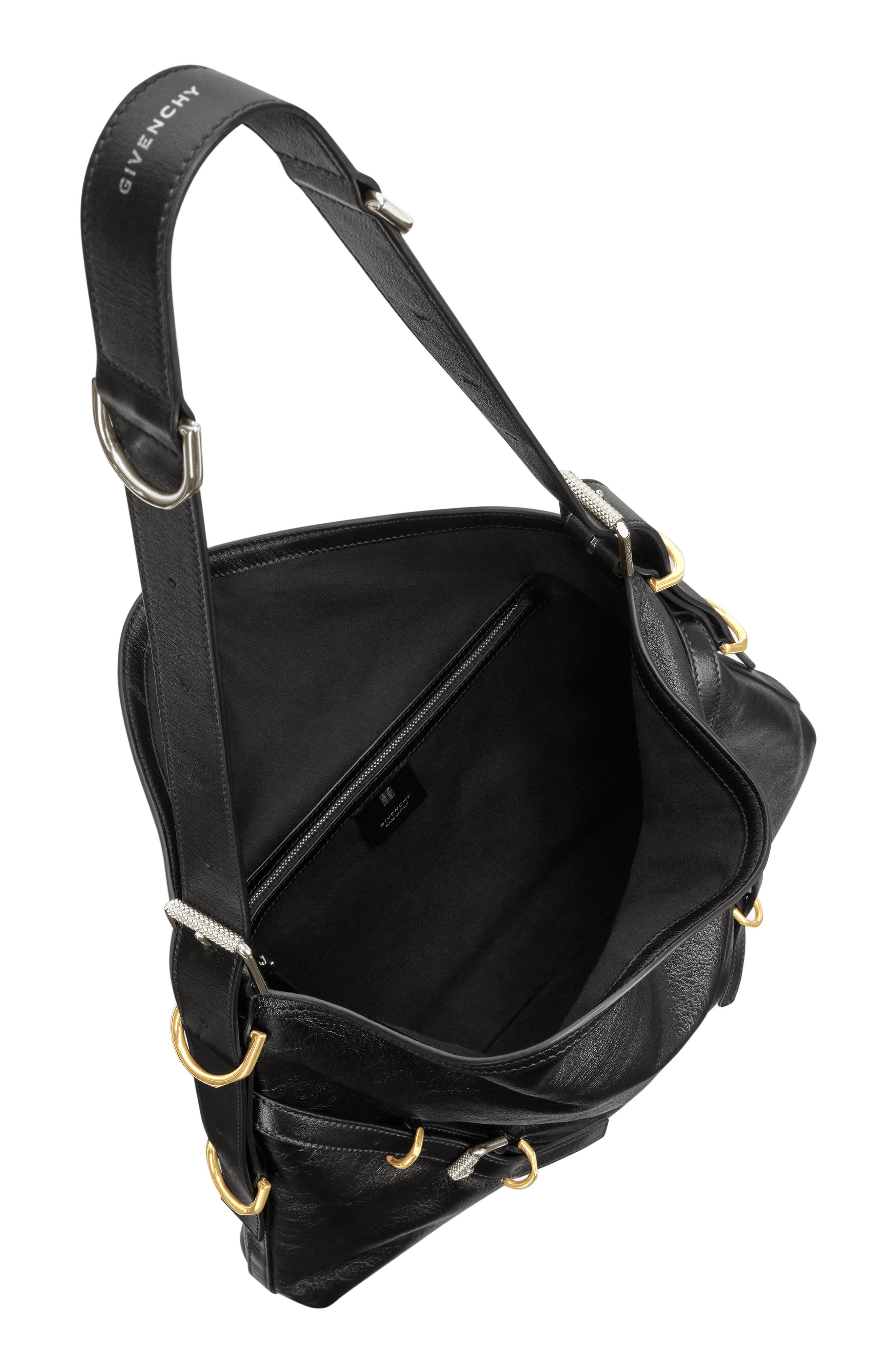 Givenchy Medium Voyou Leather Hobo, Alternate, color, 