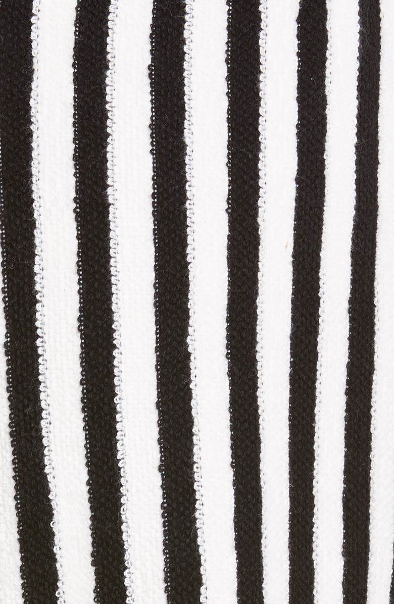 Victor Glemaud Striped Cotton & Cashmere Shorts, Alternate, color,