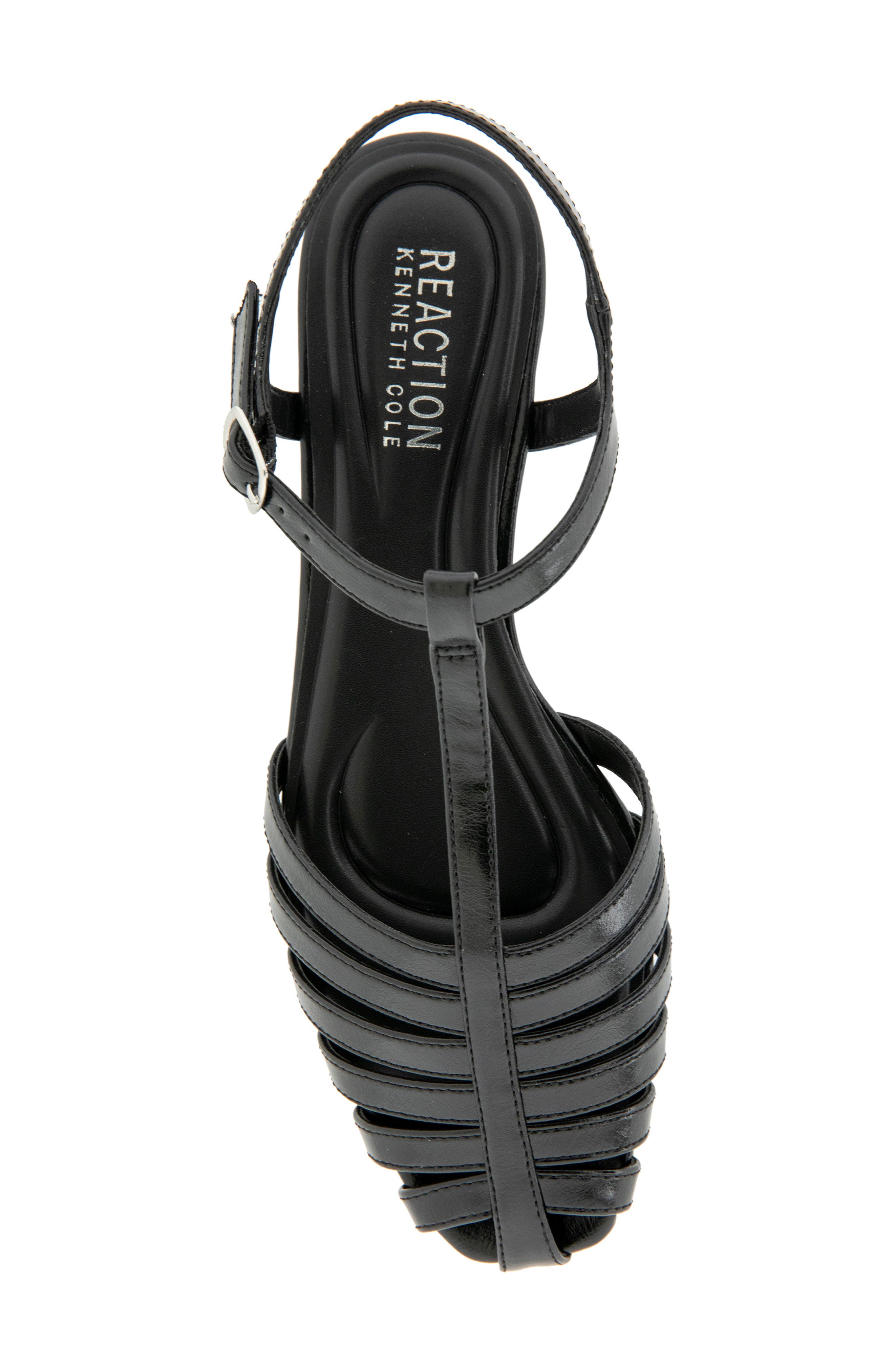 Reaction Kenneth Cole Moreno Fisherman Sandal, Alternate, color, Black