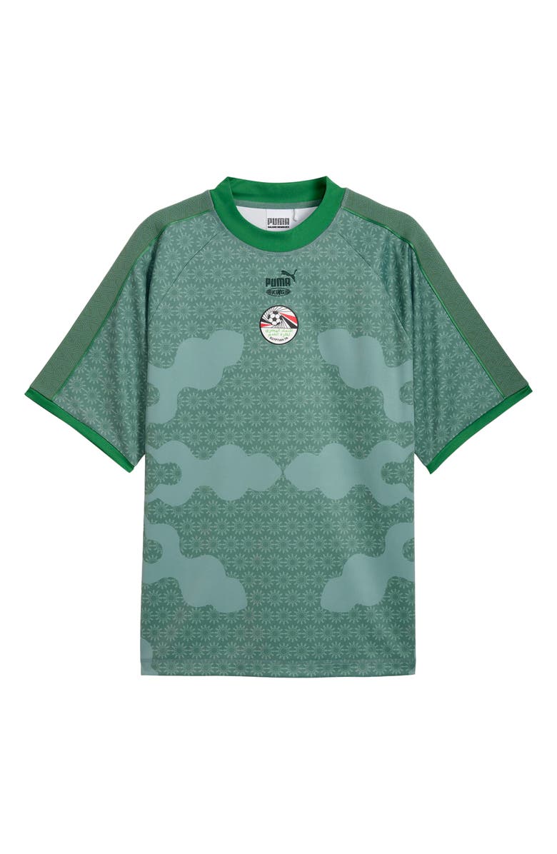 PUMA x Egypt x Salehe Bembury King Jersey, Alternate, color, Adriatic