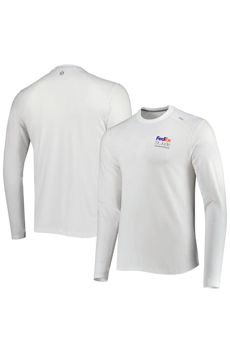 tasc Performance Men's tasc Performance White FedEx St. Jude Championship Carrollton Long Sleeve T-Shirt, Main, color, 