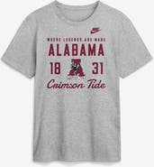 Nike Men's Nike Gray Alabama Crimson Tide Legacy Stacked Established T-Shirt