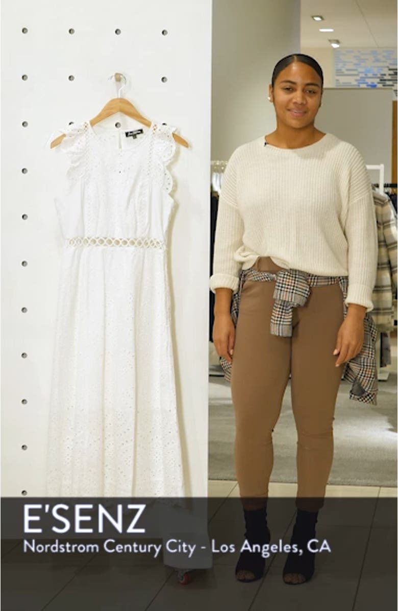 Eyelet Midi Dress, sales video thumbnail