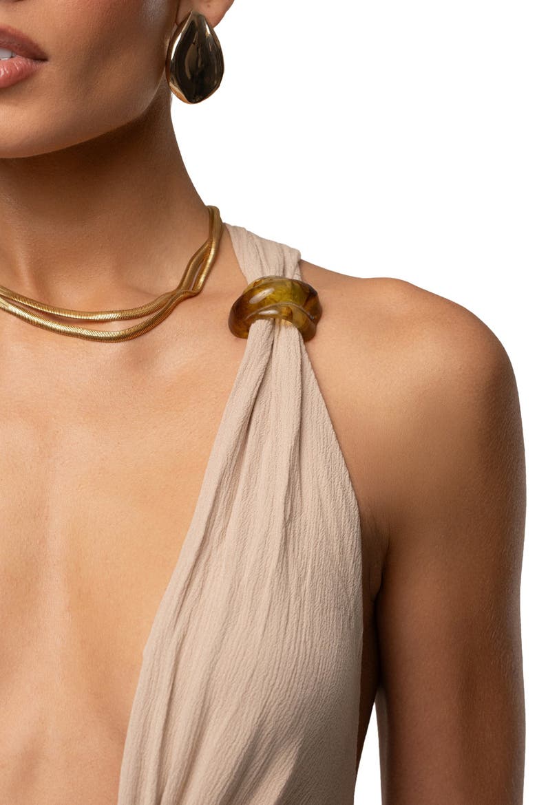 Tulum Drape Top, Alternate, color, Beige