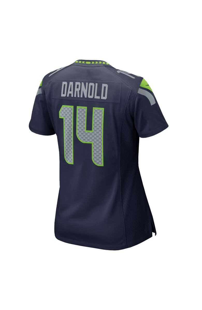 Nike Women's Nike Sam Darnold College Navy Seattle Seahawks Super Bowl LX Patch Game Jersey, Alternate, color, College Navy