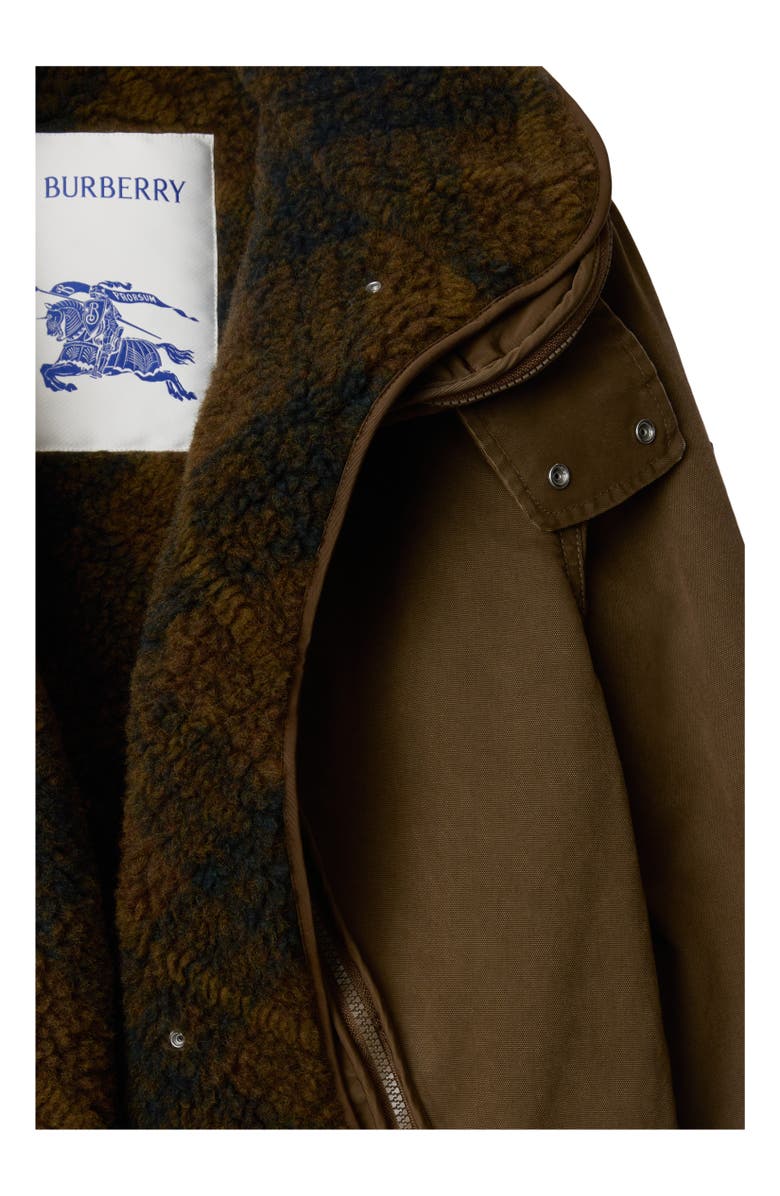 Burberry Detachable Warmer Cotton Parka, Alternate, color, 