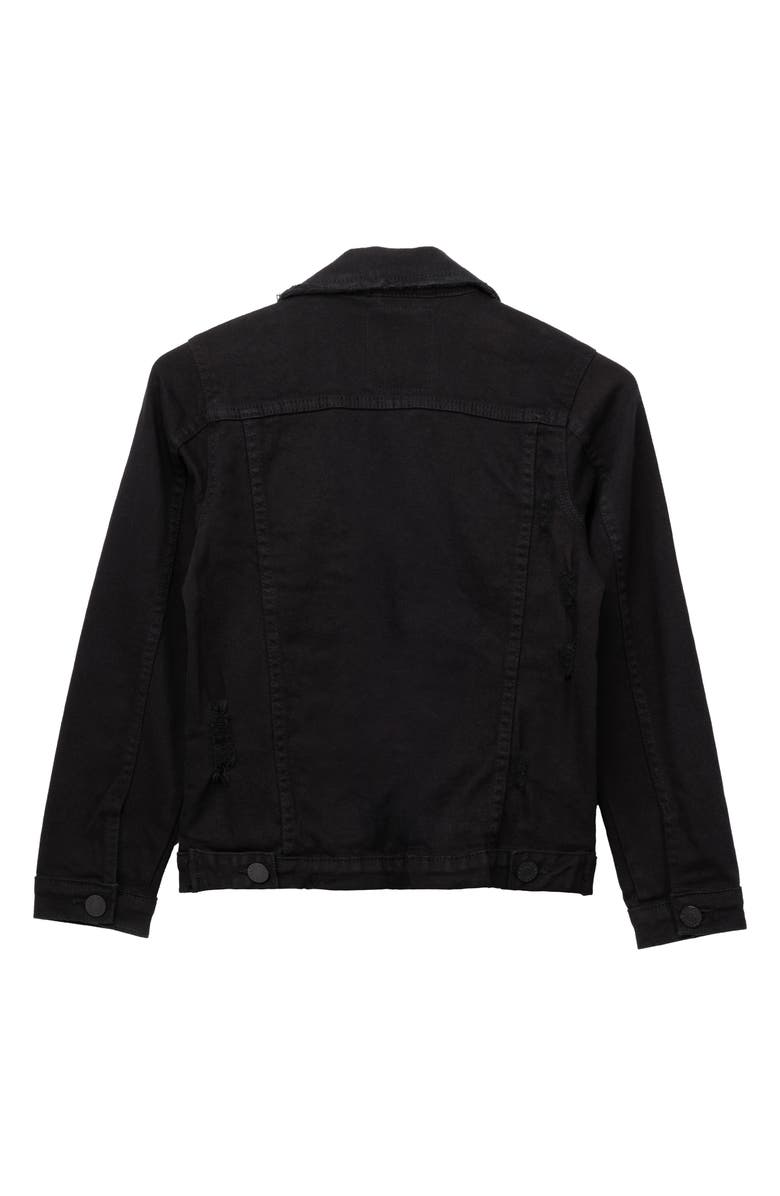 XRAY Kids' Denim Jacket, Alternate, color, Jet Black