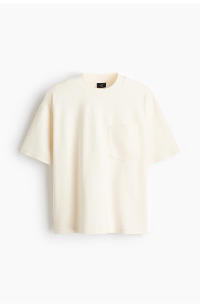 H&M Oversized Fit T-shirt, Main, color, Cream