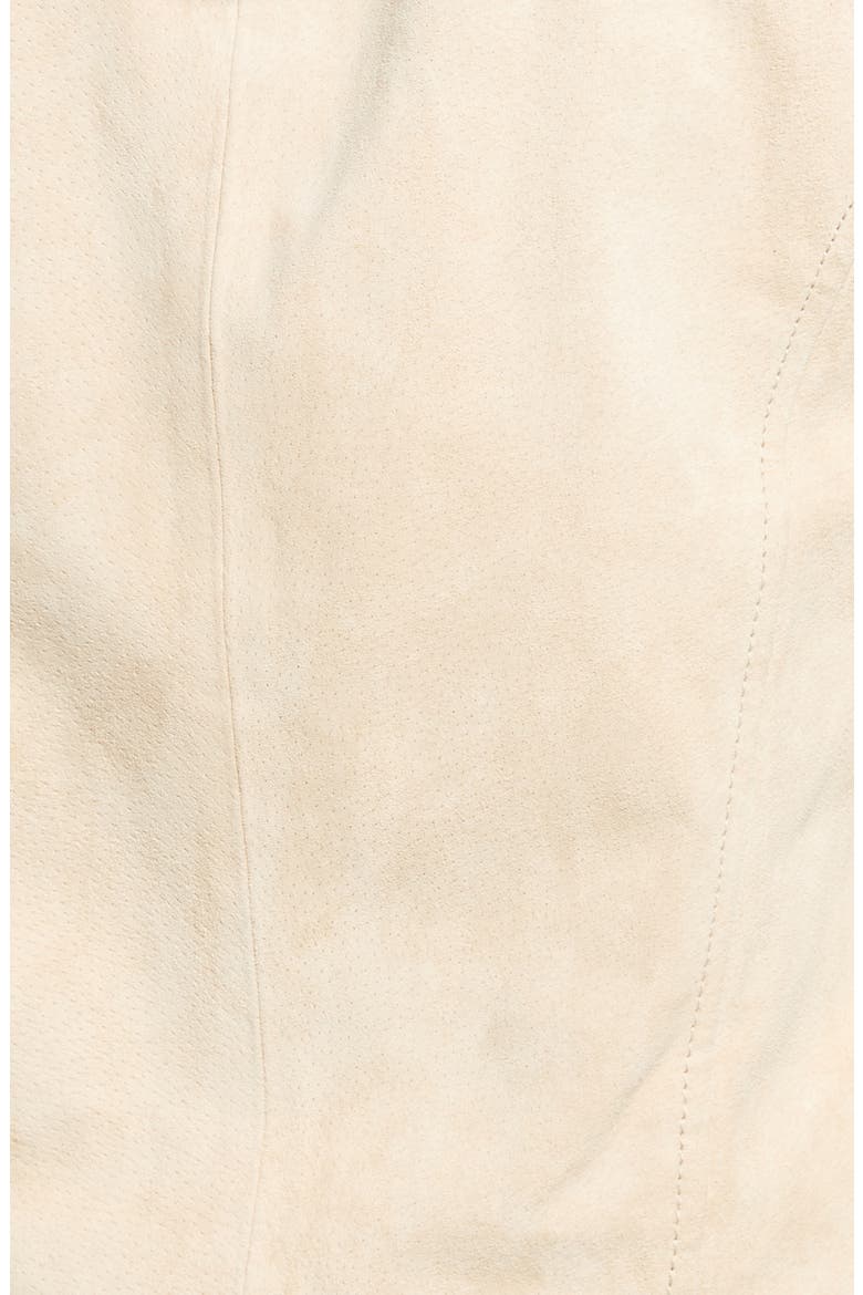 Suede Hooded Leather Moto Jacket, Alternate, color, SUNDAY DRIVE