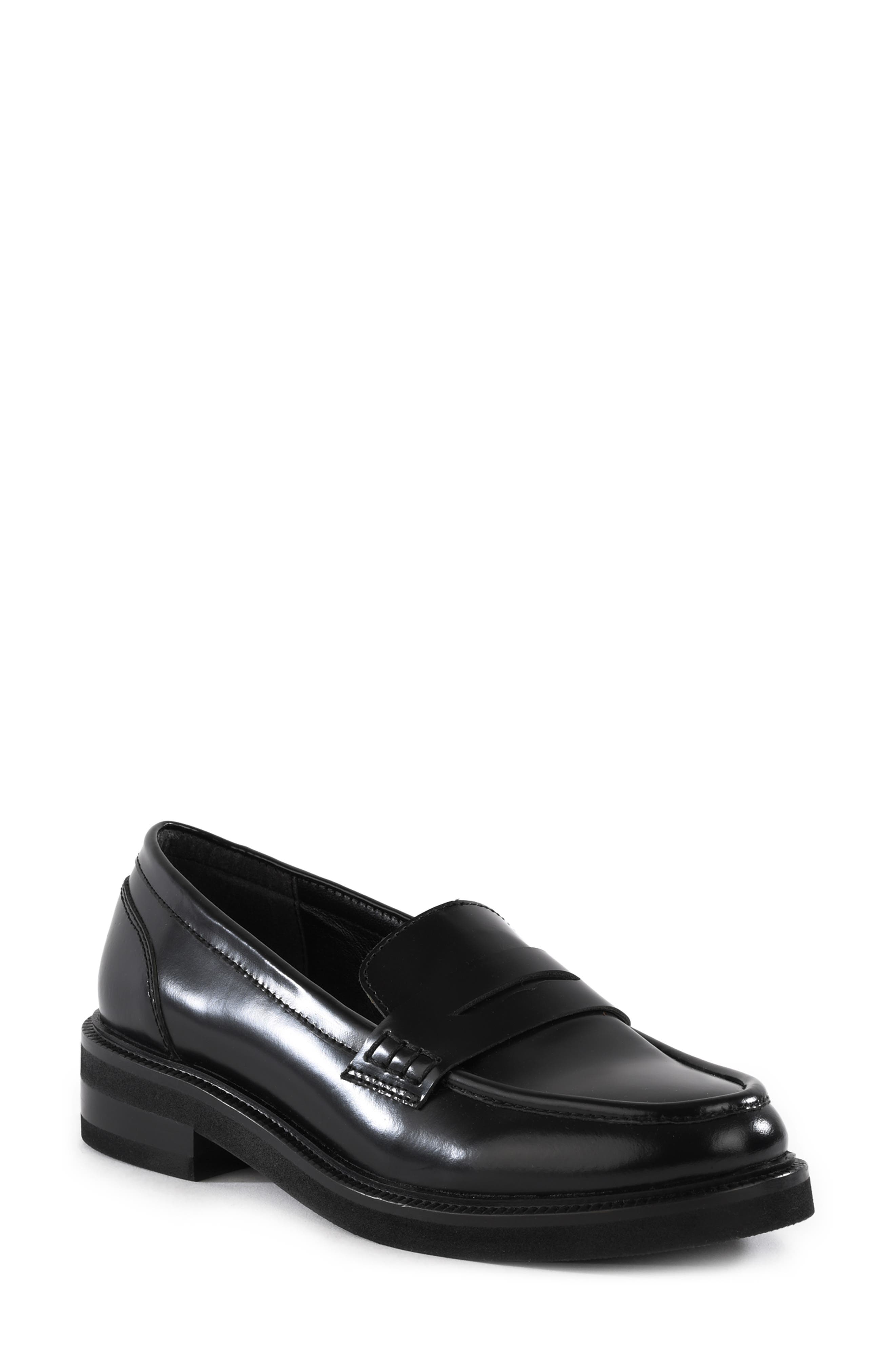 Seychelles Dover Penny Loafer, Main, color, Black