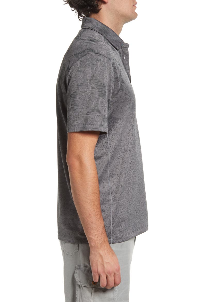 Palm Coast Tropic Fade Polo, Alternate, color, ONYX