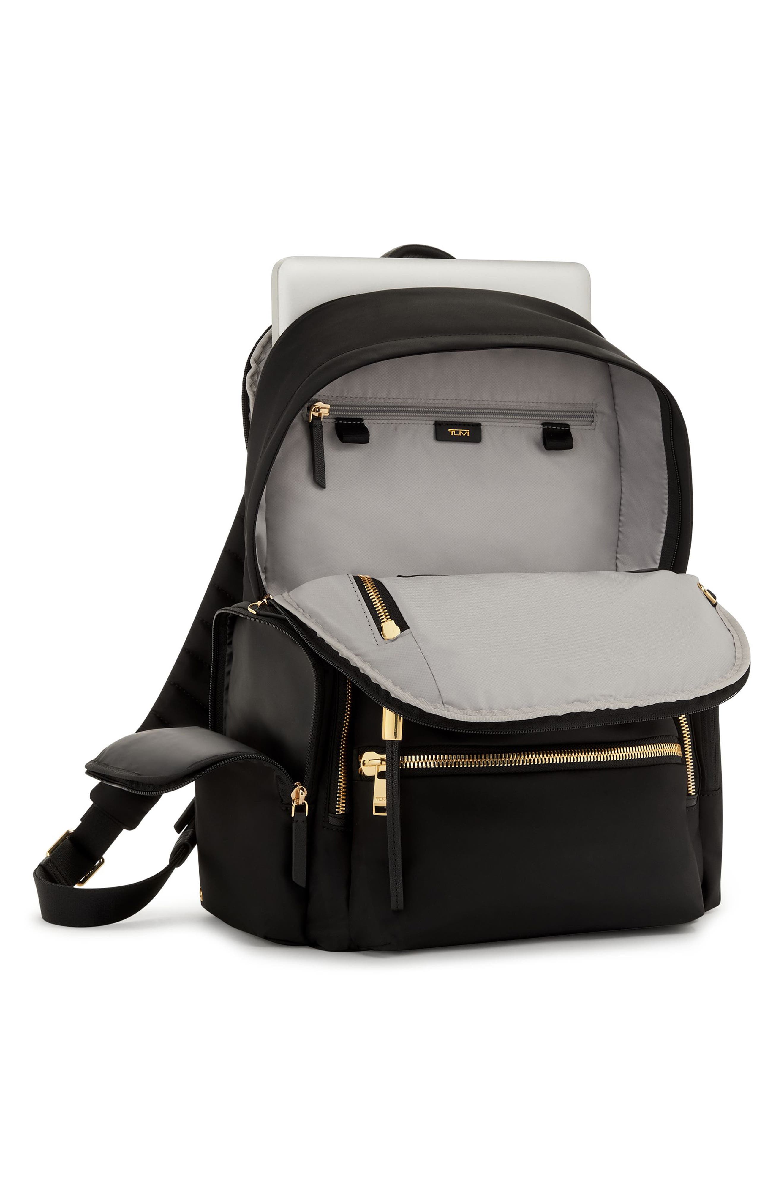 TUMI Celina Backpack, Alternate, color, Black/ Gold