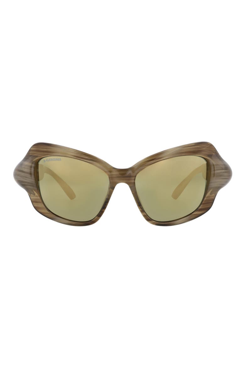 58mm Cat Eye Sunglasses, Main, color, HAVANA HAVANA BRONZE
