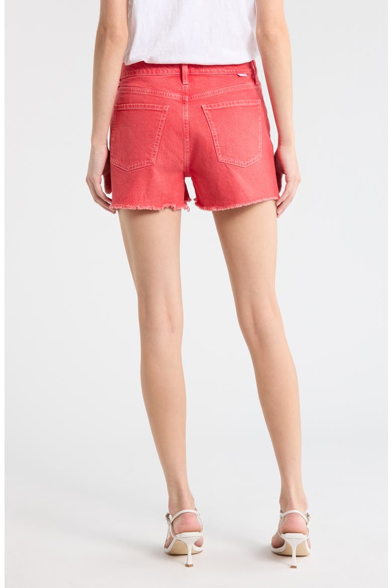 Troublemaker Fray Hem Shorts, Alternate, color, CHILI PEPPER