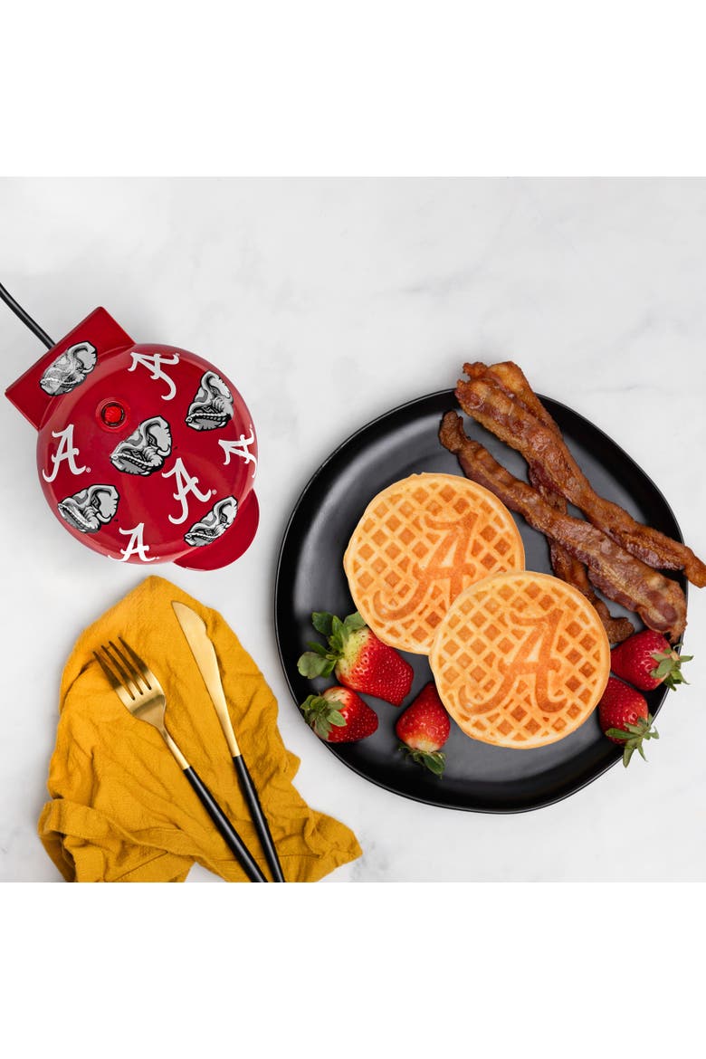 University of Alabama Crimson Tide Mini Waffle Maker, Main, color, None