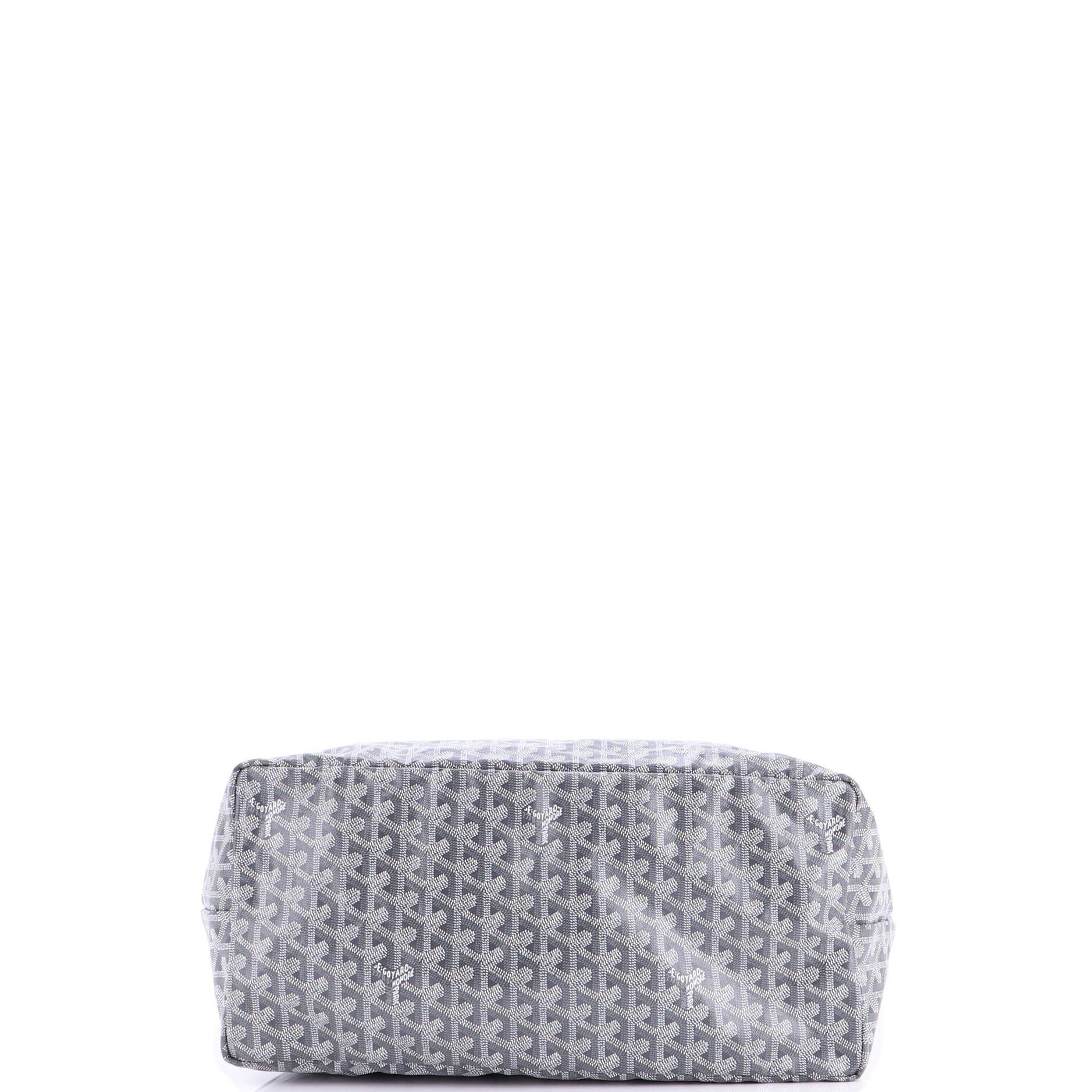 Pre-Owned Goyard Saint Louis Tote Printed Coated Canvas GM, Alternate, color, Gray