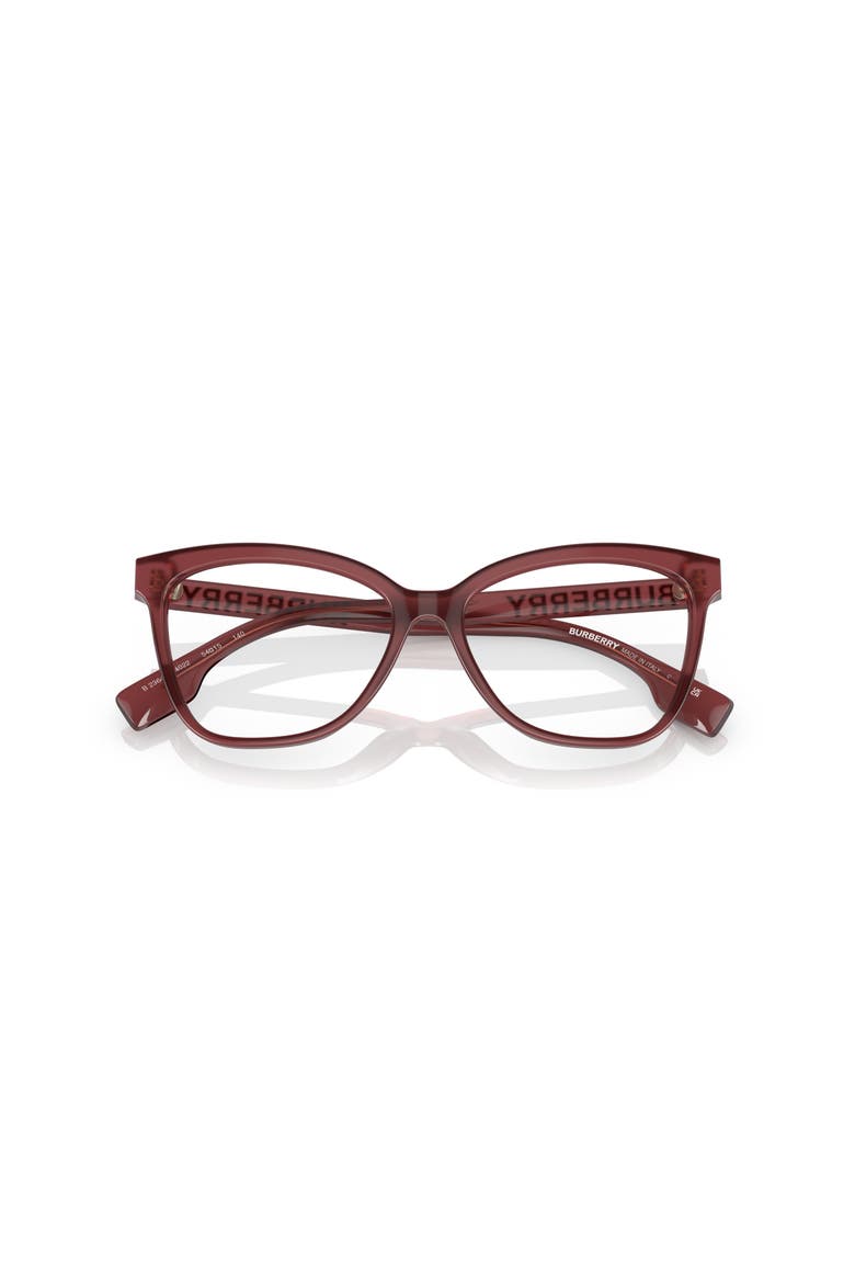 54mm Cat Eye optical glasses, Alternate, color, Red
