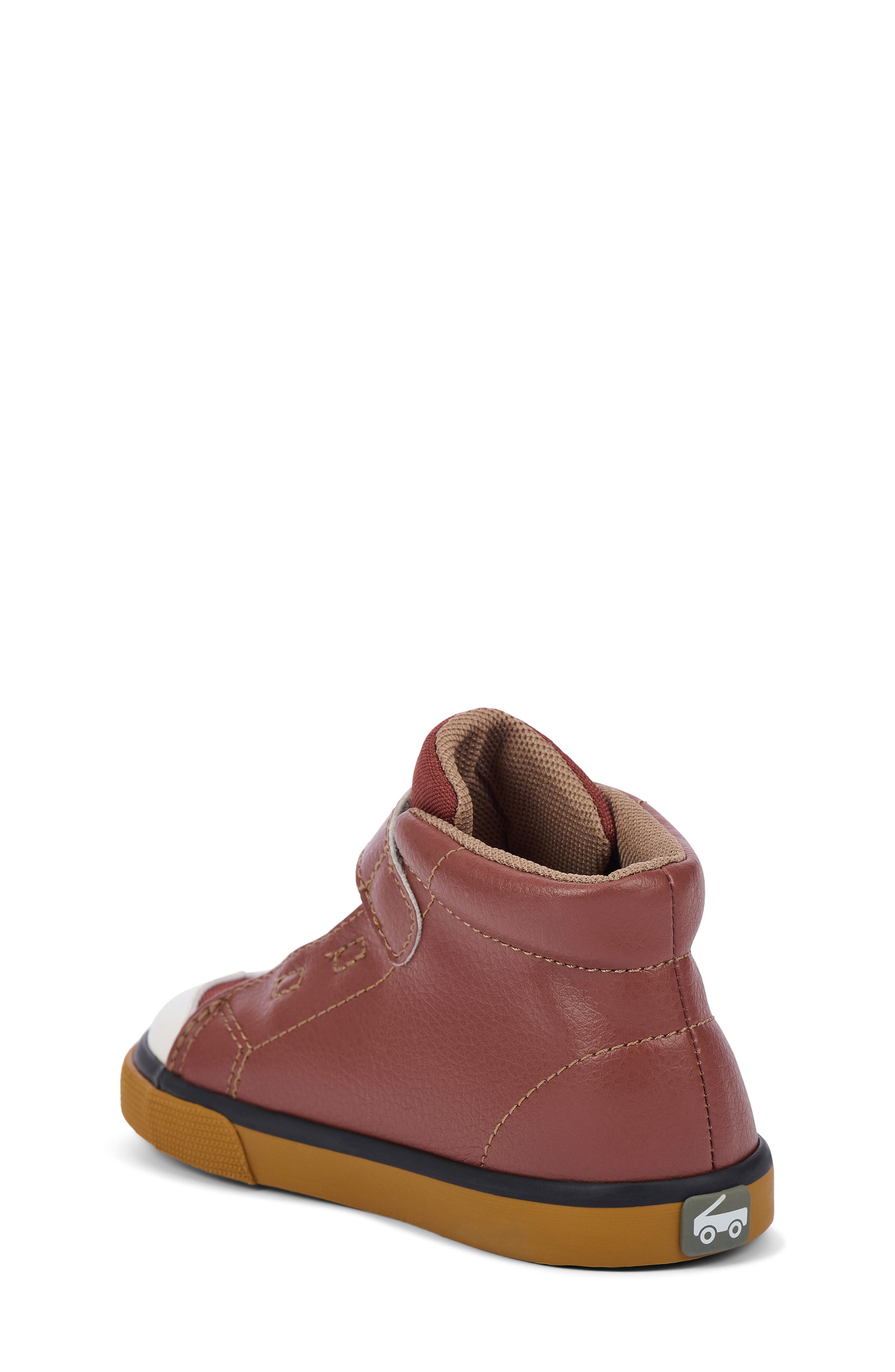 Kids' Drew High Top Sneaker, Alternate, color, BROWN