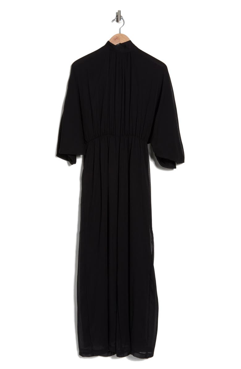 AREA STARS Rosalie Mock Neck Jumpsuit, Alternate, color, Black