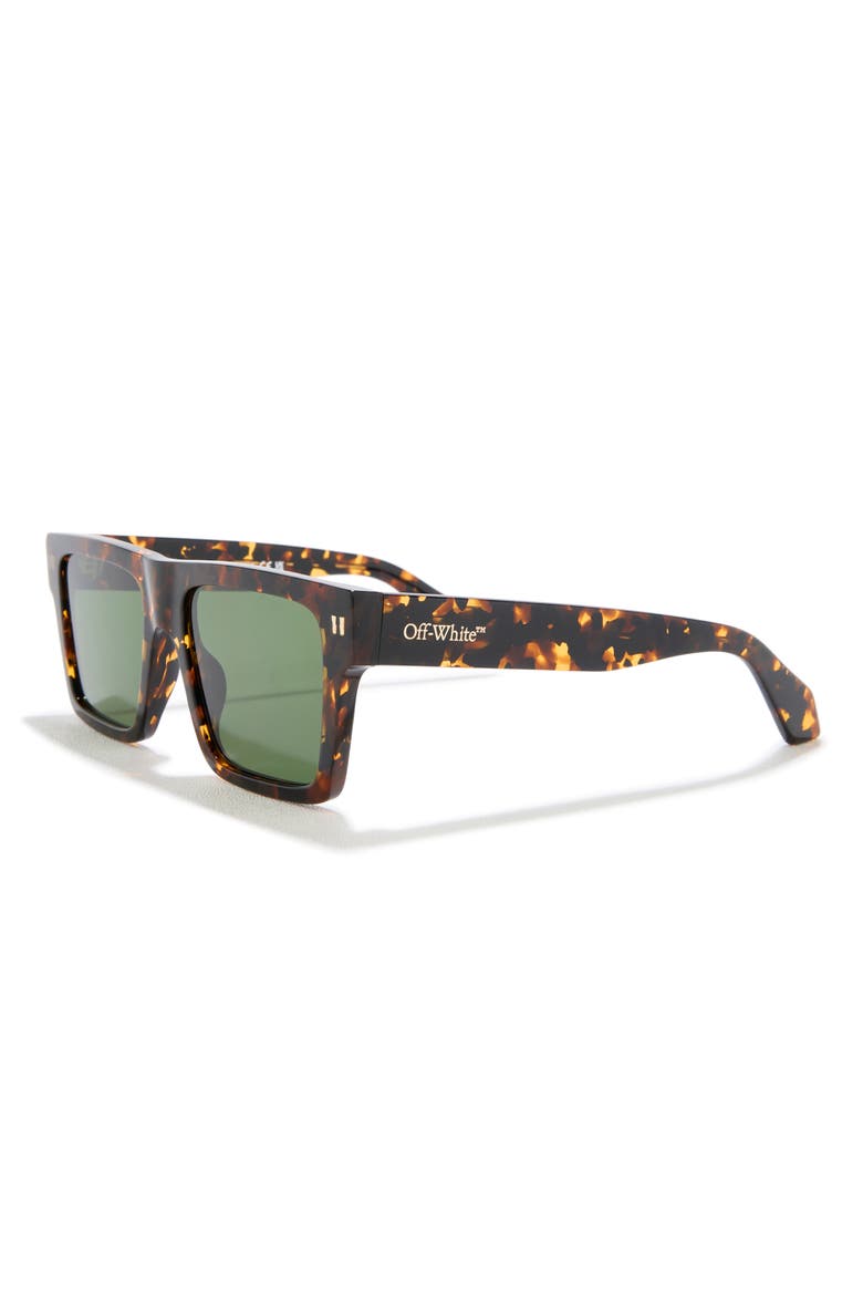 Lawton 54mm Square Sunglasses, Alternate, color, BROWN HAVANA/ GREEN