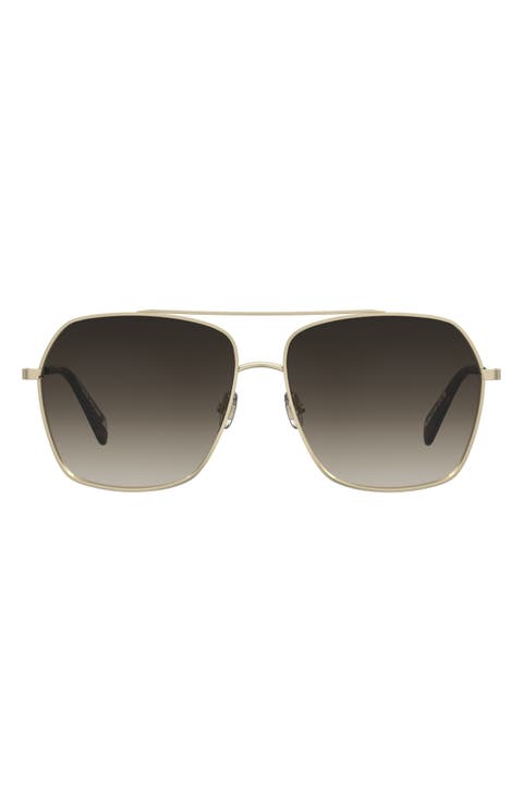 adley 59mm gradient square sunglasses
