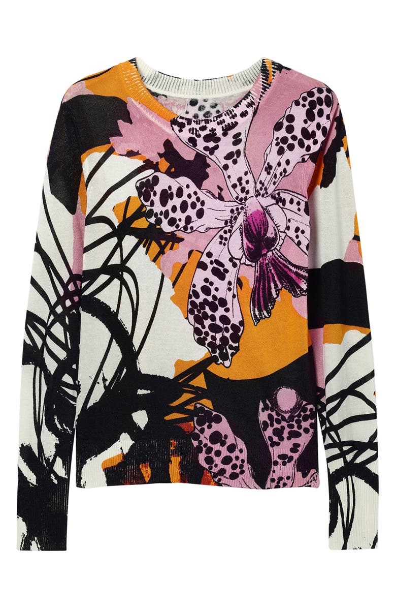 Desigual M. Christian Lacroix Orchid Pullover, Alternate, color, 