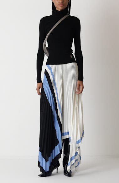 新作　新品　BRIEFING LA LOGO RIB HIGHNECK RF Proenza Schouler Fox Longline Logo Rib Turtleneck Top | Nordstrom