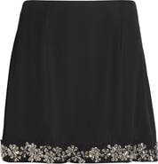 Cinq à Sept Adona Embellished Hem Miniskirt