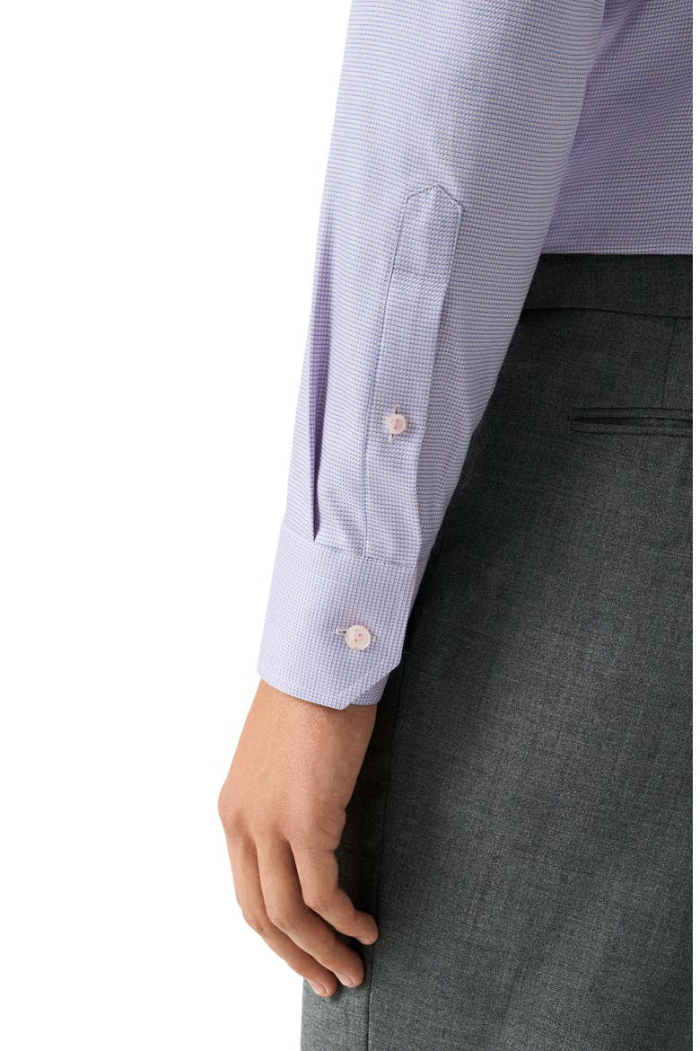 Slim Fit Semi Solid Dress Shirt, Alternate, color, MEDIUM PINK