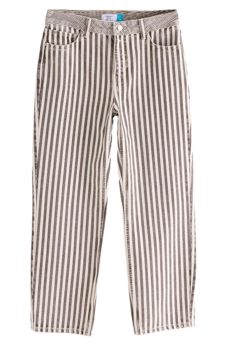 NEXT Stripe Straight Leg Jeans, Alternate, color,