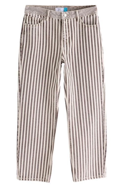 Shop Next Stripe Straight Leg Jeans