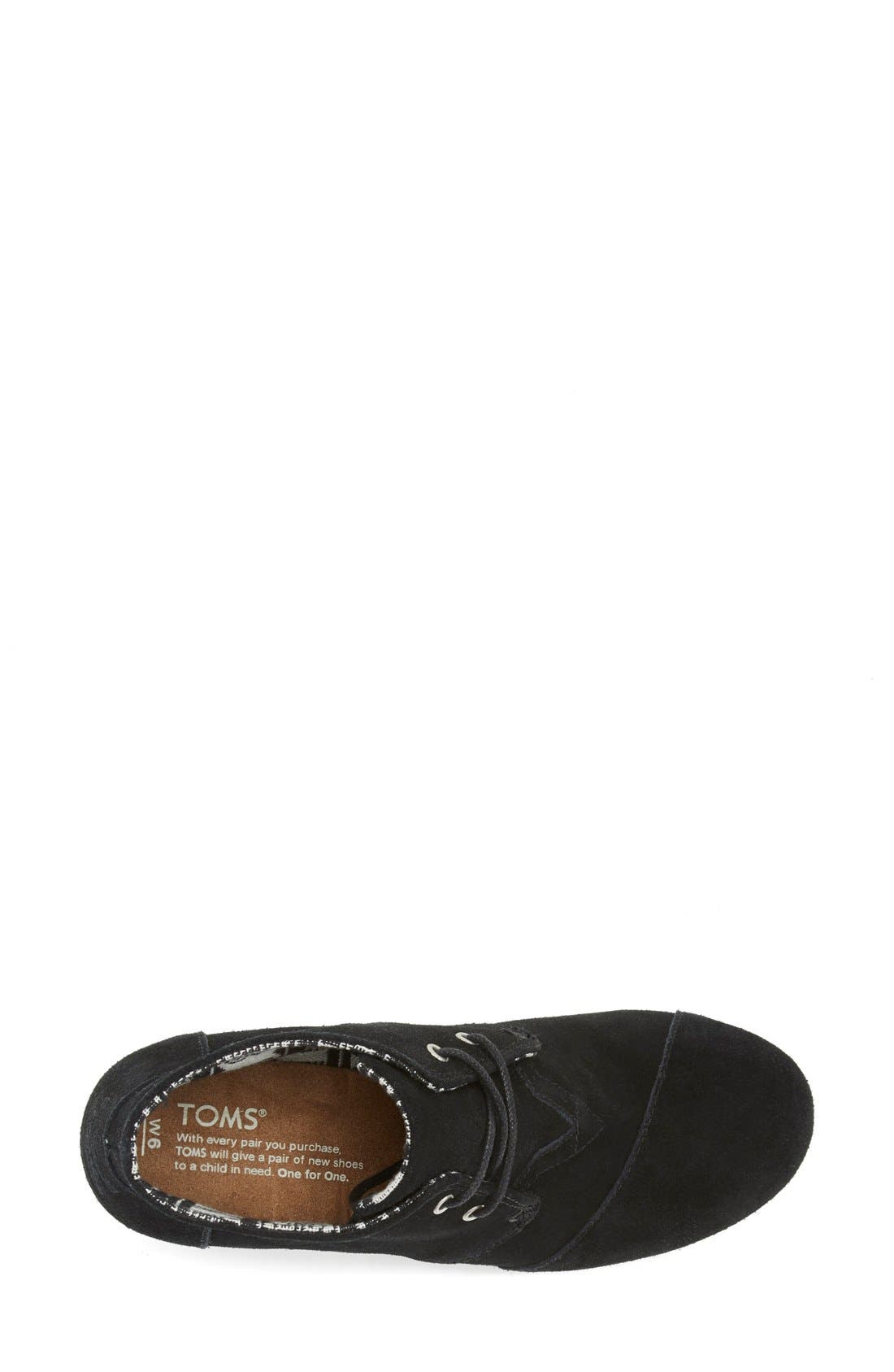 TOMS AN TEST TOMS 'Desert' Wedge Bootie, Alternate, color, 