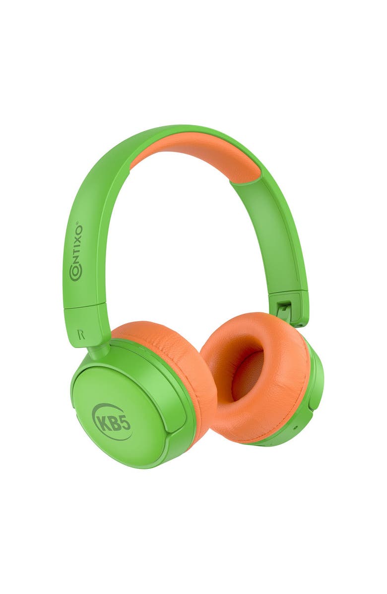 CONTIXO Kids Aluminium Frame Bluetooth Headphones, Main, color, Green