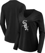 売れ筋商品|||カールバンクス カットソー トップス レディース Women's Black Chicago White Sox Key Move V-Neck T-Shirt Black Women's Chicago White Sox G-III 4Her by Carl Banks Black