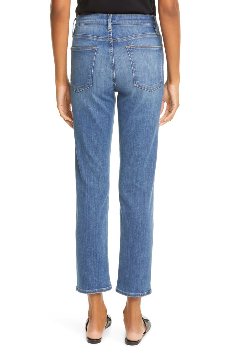 Le High Straight Leg Jeans, Alternate, color, BONHILL