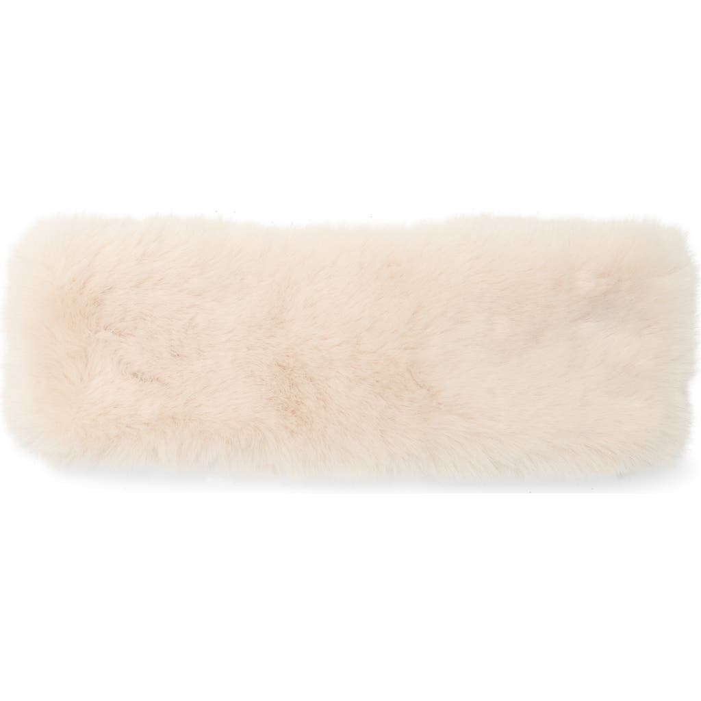 Bcbg Faux Fur Headband In Neutral