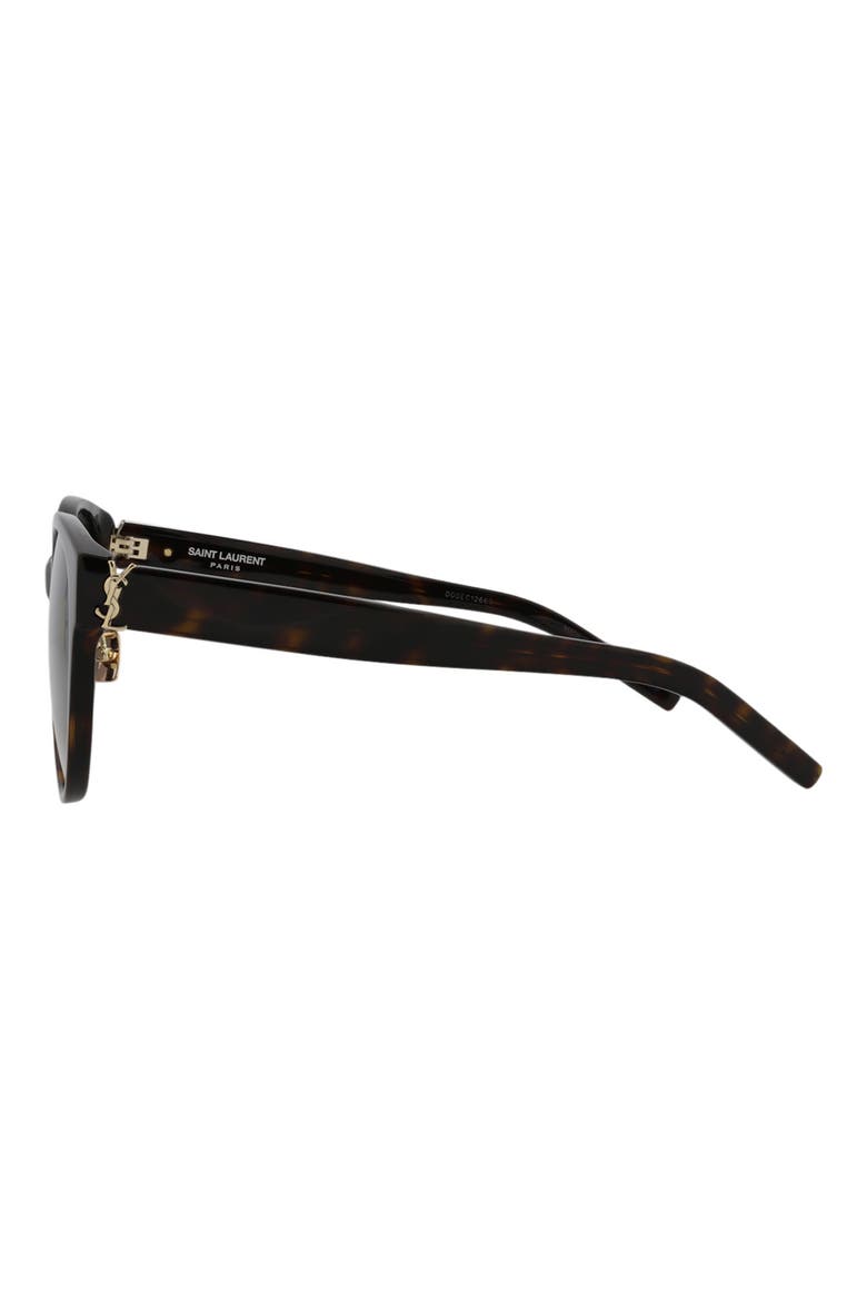 57mm Round Sunglasses, Alternate, color, HAVANA HAVANA GREY