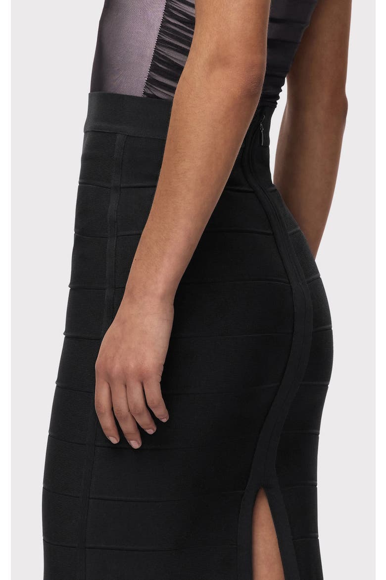 Icon Bandage Pencil Skirt, Alternate, color, BLACK
