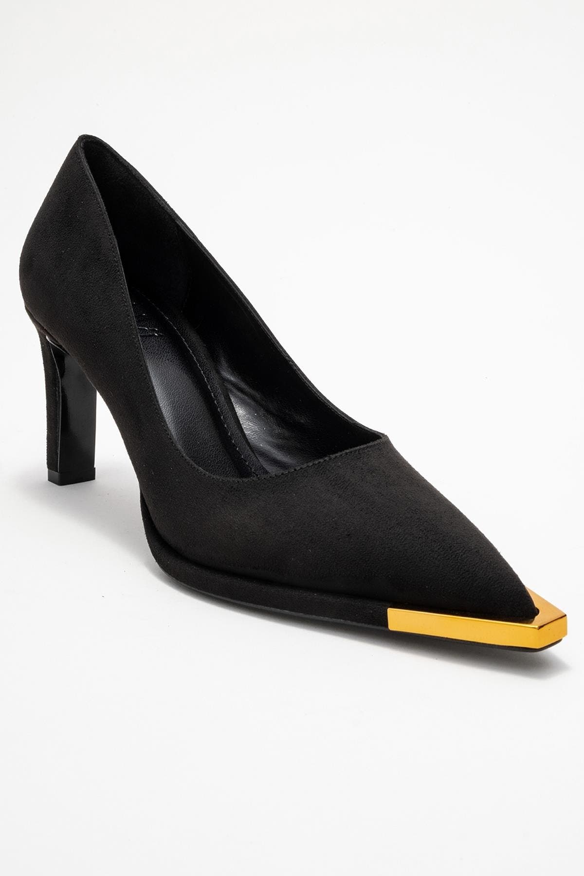 Prologue Shoes Liora Pointed Toe Pump, Main, color, Black Suede
